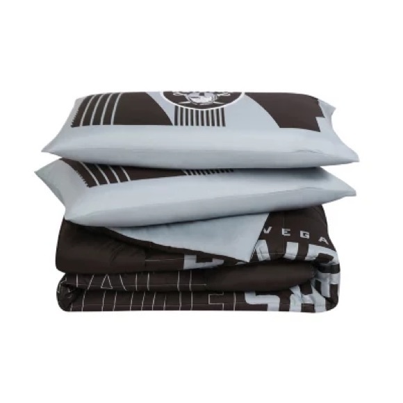 Las Vegas Raiders NFL Bed-In-A-Bag Comforter and Sheet Set - Picture 3 of 8